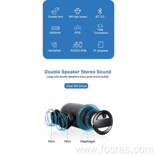 Wireless Portable Waterproof Shower Speaker